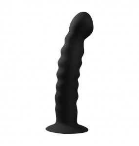 MizzZee - Beaded Realistic Dildo (Black)